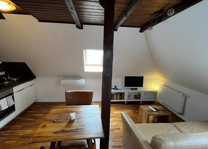 Tolles Dach-apartment Mit Balkon Und Klimaanlage アパート